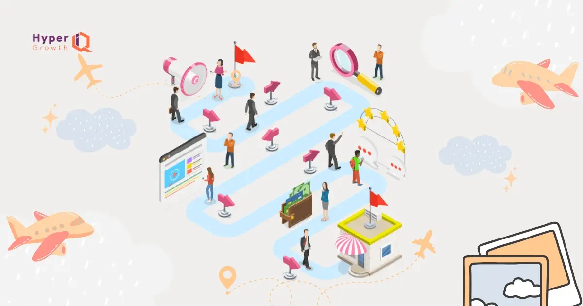 Image illustrating steps for your business, including customer profiling and improving customer experience. Image illustrating steps for your business, including customer profiling and improving customer experience.